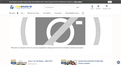 Desktop Screenshot of cuesports.de
