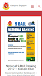 Mobile Screenshot of cuesports.org.sg